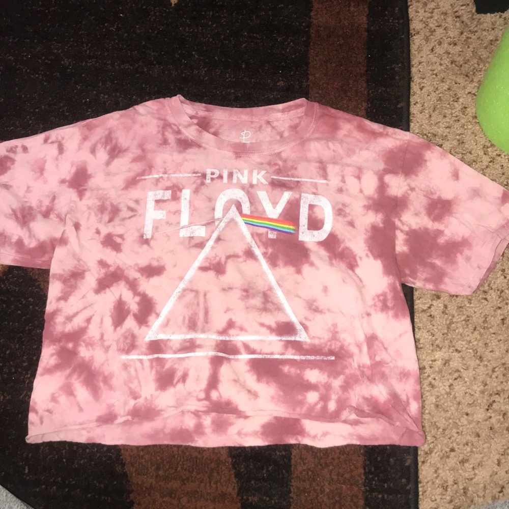pink floyd crop top